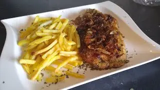 Onion Schnitzel  #Shorts