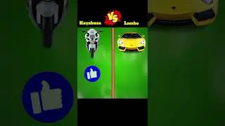 Hayabusa V/S Lamborghini ❓ Full Comparsion #short #shortfeeds#trending #virel #hayabusa #lamborghini