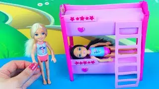 DIY Bunk Bed for Barbie's Chelsea in less than 2 minutes