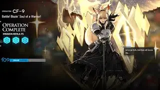 Arknights A Flurry to The Flame CF-9 almost AFK