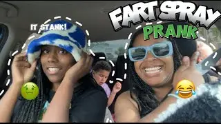 FART SPRAY PRANK ON OUR NIECE AND NEPHEW | HILARIOUS REACTION 😂