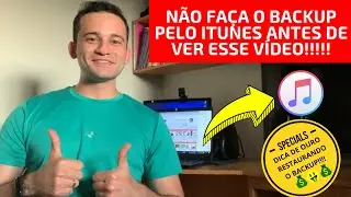 3 CUIDADOS que você deve ter ANTES  de fazer o backup pelo ITUNES