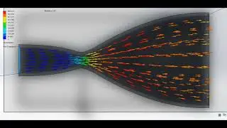 Choked Flow in a De Laval (C-D) Nozzle | Supersonic Flow Simulation
