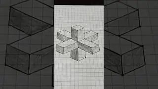 3D рисование. Оптическая иллюзия. 