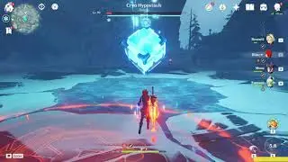 Diluc Melt Damage Test atk + EM buff team comp #genshinimpact  #diluc