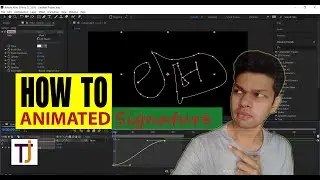 Animated signature || How to make animated Handwriting Signature