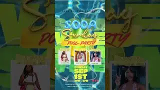 Get yo tickets now fool they almost sold out ! #Atlanta SodaSunday.Eventbrite.com #poolparty #shorts
