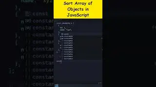 SORT ARRAY OF OBJECTS IN JAVASCRIPT 🔥 