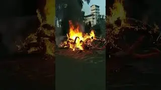 Narkasur Burning in Goa #narkasuringoa #narkasur #panjim