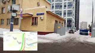 Как пройти от старого адреса Kaida Fish на Беговой к новому адресу (Хорошёвское шоссе, д 38, стр. 3)