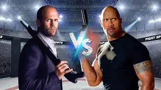 JASON STATHAM VS DWAYNE JOHNSON 👊👊👊 eng sara jang sahnalari #martialarts #tribute