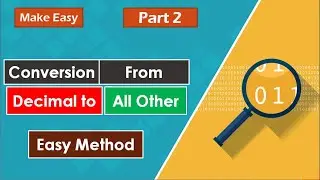 Decimal to Other Base Conversion | Decimal to Binary | Octal | Hexa | Number System | Make Easy