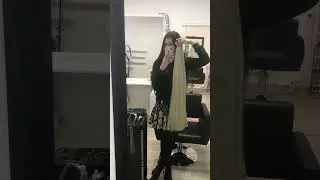 Самые длинные волосы 90 см для наращивания.