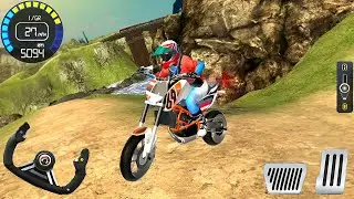 All Superbike Offroad Driving - Uphill Offroad Motorbike Rider - Android GamePlay
