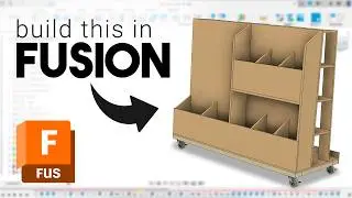 Modeling a Lumber Storage Cart - Fusion 360 for Woodworkers