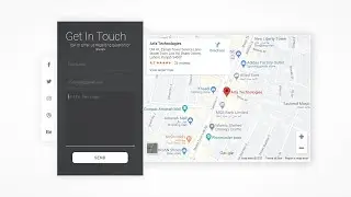 Create Responsive Contact Us Page In HTML and CSS | HTML Contact Form