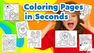 How to Create Kids' Coloring Pages in Minutes with Artistly (No Design Skills Needed!)