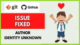 👉 Git Github 👉 Author Identity Unknown 👉 Commit Error 👉 Git Please tell me who you are error