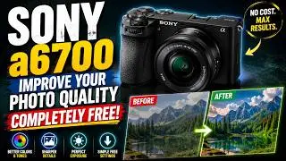 SONY A6700 IMPROVE THE QUALITY OF YOUR PHOTOS FOR FREE!