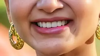 Beautiful Actress Rashmika Kirthi Samantha Ruth Prabhu Akkineni Lips Close Up