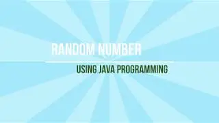 Random Number --using java