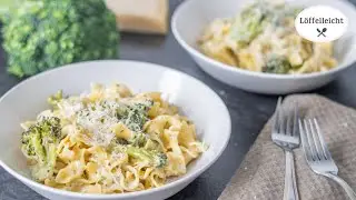 One Pot Pasta Brokkoli Sahne - Cremiges Pasta Gericht in 15 Minuten fertig
