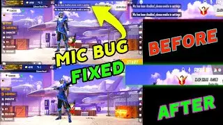 free fire mic problem tamil | free fire mic has been disabled please enable in settings