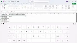 HOW TO ADD A COUNTRY CODE TO A PHONE NUMBER IN EXCEL