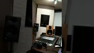 Working in the studio on new track