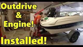 How To Install MerCruiser Engine and Outdrive