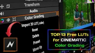 How to Import 3D LUT files in node video editor | node video tutorial | vidtricks