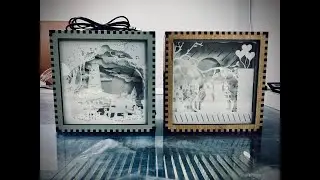 Коробка Света | Первый прототип Light box | Изготовление ночника при помощи лазерной резки