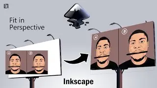 How To Fit Image In Any Perspective on Inkscape || Align Images in 3D.