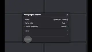 Getting Started Lightworks 