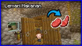 CARA MEMBUAT LEMARI MAKANAN DI MINECRAFT!!