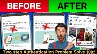 Two step authentication facebook lost phone| Facebook login code problem | two factor authentication