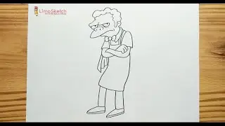 HOW TO DRAWNG MOE SZYLAK - THE SIMPSON