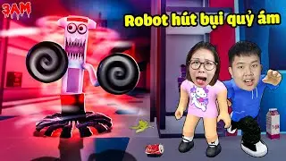Sống sót chạy khỏi Robot hút bụi quỷ ám ở siêu thị ăn thịt người bqThanh & Ốc Giật Mình