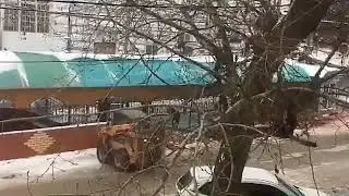 Демонтаж шашлычки на Энгельса