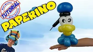Mouldable balloons Tutorial - Donald Duck - balloon twisting