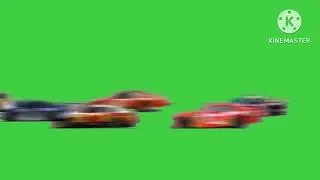 Nascar Cars Passing By Green Screen (2023 Remake)