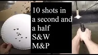Pistol shooting fast and accurate! Smith & Wesson M&P C.O.R.E