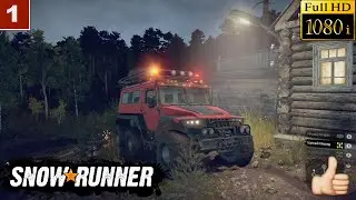 SnowRunner gameplay Разведка карта Овраг 🔴