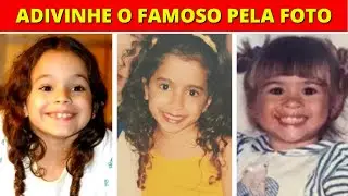 QUIZ ADIVINHE A CELEBRIDADE PELA FOTO DE INFÂNCIA 👲🏼👸🏼