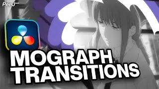 DaVinci Resolve | Transition Ideas | Mograph Transitions