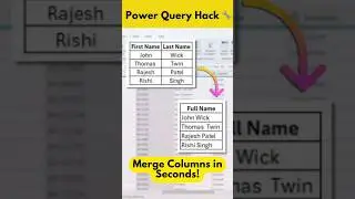 Merge Columns in Power Query in 30 Seconds | Power BI Tips 