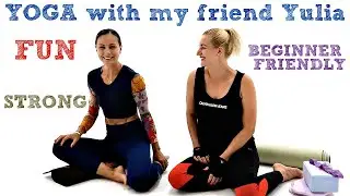 YOGA WITH FRIENDS (NO EQUIPMENT) | Daily Workout at Home
