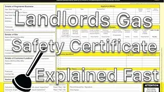 Landlord gas safety certificate