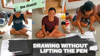 Drawing without lifting the pen challenge | only one chance!!