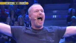 Schlag den Raab - Stefans Siegesschrei beim Spiel 